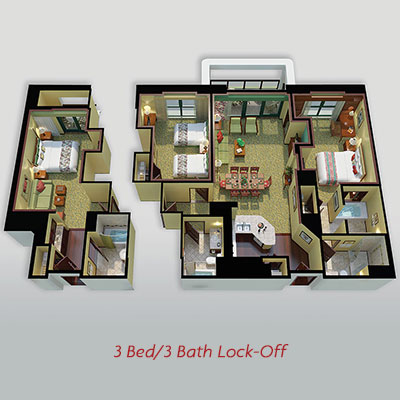 3 Bed/3 Bath Lock-Off