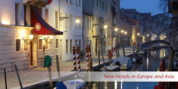 New Hotels in Europe and Asia