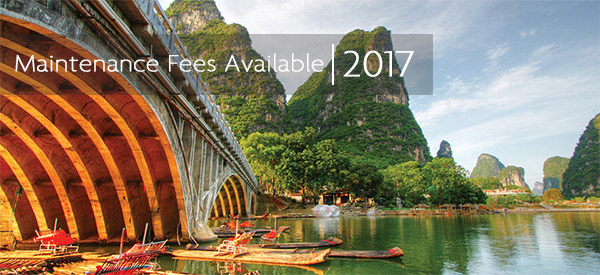 Maintenance Fees Available | 2017